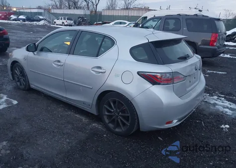 2012 Lexus Ct 200H Premium z USA, uszkodzony, nr VIN JTHKD5BH5C2082943
